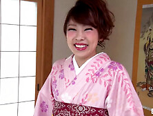 Asian Kimono Babe Fulfills Your Desires