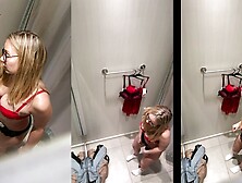 Spying On Big Ass Naked Babe In Changing Room