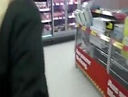 Exhibitionist Couple Makes Sex in a Public Supermarket