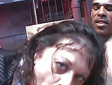 Debella Gets Fucked In Alley By A Group Of Hung Black Dicks