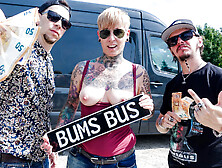 Tattooed Alternative German Babe Lady Gets Fucked In The Bus