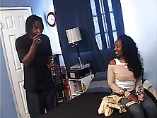 Chocolate doll loves feeling huge black schlong in all her holes