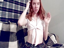 Naughty America Milf,  Hot Milf,  Plaid Skirt