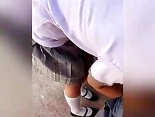 Hispanic College Girl Women SUCKING OFF Penis and FUCKING inside the College!