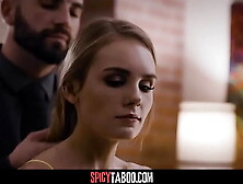 Busty stepmom let BF impregnate her stepdaughter