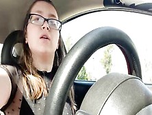 Women Masturbating Inside Outdoors Into Her Vehicle