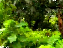 Fitri Pissing Outside - Hairy Indonesian Girl Solo Pee Show