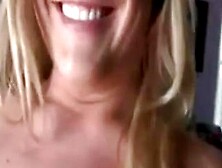 Horny Blonde Sucks Off A Peeping Tom