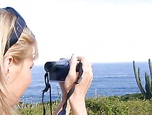 Slut thanks a stranger for his help with a fuck