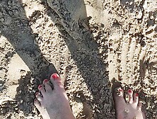 Nice Feet on the Beach