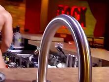 Buff Stud Stripping Down For Passionate Masturbation Session