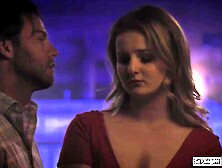 Teen virgin Eliza Eves is nervous when that babe meets an mature chap in his dungeon. This guy facefucks the large titties blond