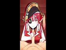 某Vtuber 船長の同人エロゲーム 手コキ エロアニメ/エロゲーム実況