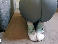 Stare At My Sweaty Socksoles As I Stretch