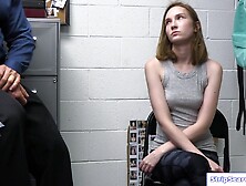 An officer ass fucking teen shoplifter