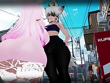 Large femboy wolfy dominates shortstack pink haired bimbo all day~ - Flowerbed's fate S3E3