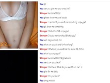 Omegle Teeny Give Snapchat And Show Everything For Cash