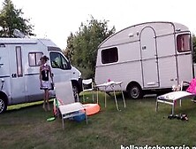 Michel Fucks A Cougar At The Campsite