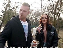 Hungarian hottie finds a way to get fucked like a whore