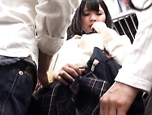 Hottie with moist pussy gets a perverted public sex session