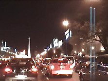 chick fucked by two rods on raunchy taxy spy video