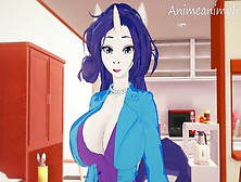 My Little Pony Rarity Asian Cartoon 3D Uncensored