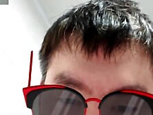 Horny perverse korean guy jerking off on cam