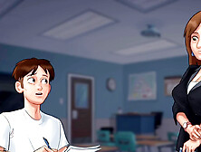 Aunty gets steamy with Ramu in the game