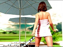 Richard's Step Daughter Evelyn Takes Sunbathing - A First Nice Convo