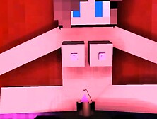 Her 3d Minecraft Pussy Takes A Big Log