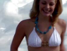 Golden-haired teen gets banged by a large hard penis