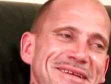 Hot athletic senior moans during a passionate anal play