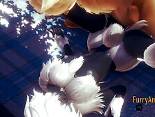 Furry Hentai - Fox & Satyr Fuck And Crempie