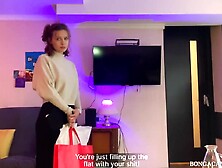 My 1st painful anal.  Student pays rent with anal virginity.  (With subs)