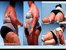 Amazing Big Bodied Woman Beach Candid (Incredible Galleries! Must See!)