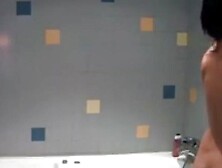 Spying a sexy starlet take a shower