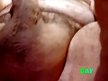 Jerking Off In Hotel.  Big Spunk Shot.  Hairy Bear - Homemade Sex