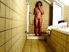 Got Out Of Bed Very Horny,  So While She Showered,  She Masturbated With Her Her S With Ariel Ortiz