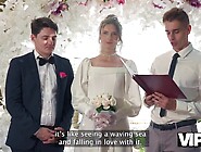 VIP4K.  Bride was screwed hard and got anal creampie during the time that guests were watching