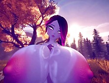 Breast Expansion Tit Job From A Monster Skank - Fansly Preview - VRChat ERP