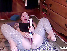 Stepmom Megans Gymnastic Solo With Hitachi
