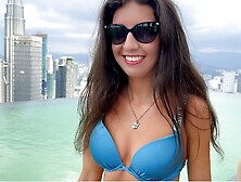 Подцепил красотку в роскошном отеле и трахнул в своем номере