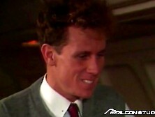 FalconStudios - Vintage Jock Blowing A Hairy Hunk In An Airplane