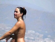 Gorgeous nudists on beach camera voyeur movie that is conce