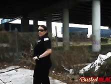 Criminal on the lam gets triple teamed