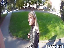 teen gets scored and banged by a dude in spy glasses