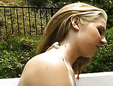 Lisa Marie Sucks Cock and Gets Pussy Slammed Outdoors Before Facial