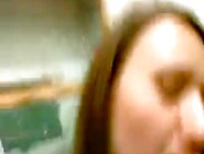 Russian whore Olesya sucked in toilet