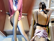 Dirty Flight Attendant Nailed In Fancy Hotel After The Flight