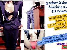 Sri Lankan New Spa Slut Receptionist Give More Fuck With Happy Ending - Reception Girl Seduced Her Customer & Drilled Her Pu
